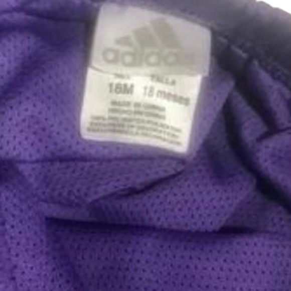 Adidas Windbreaker Joggers Purple/Teal - Picture 5 of 5